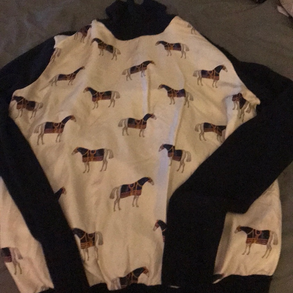 Tory burch equestrian sweater small